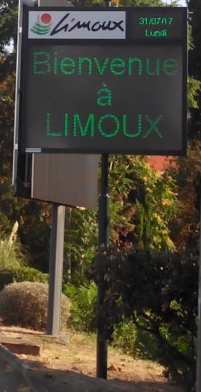 Panneau d'information lumineux